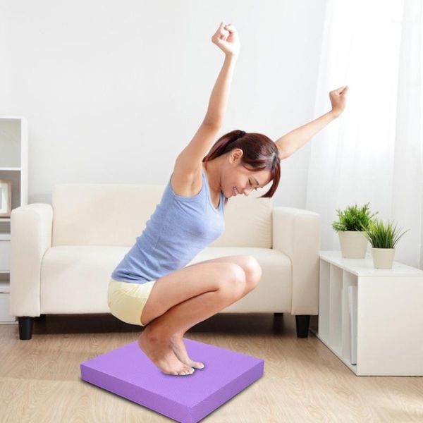 

yoga mats fitness trainer pad soft pedal training cushion thick ankle stable mat home recovery knee pain accessories1