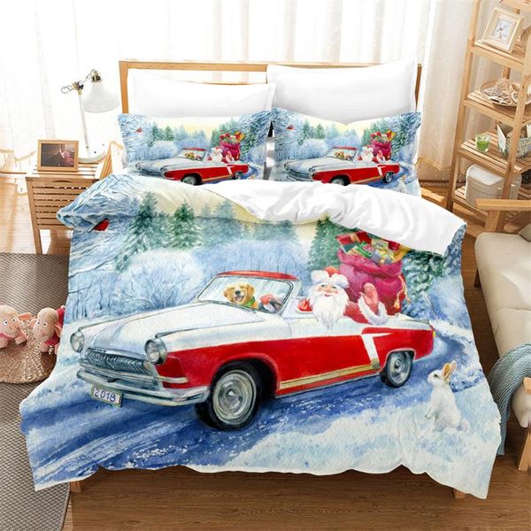 

bedding sets 3d christmas set  duvet cover bed cotton bedroom