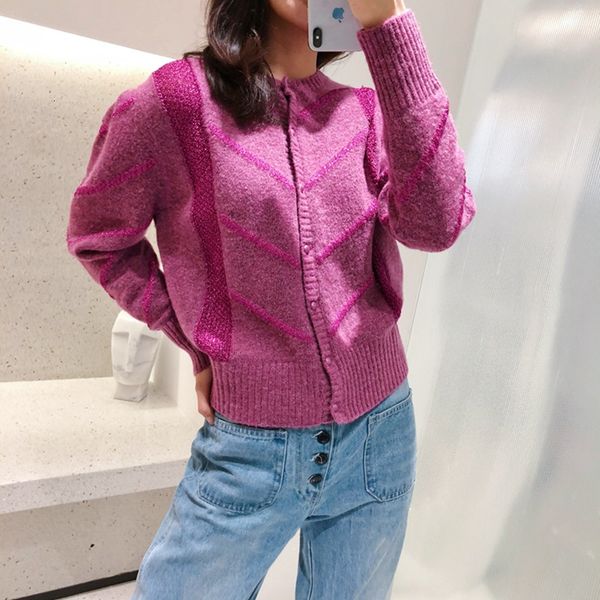 

2021 new mulheres malhas mohair camisola cardigan malha de manga comprida nico breasted senhoras casaco zvob, White;black