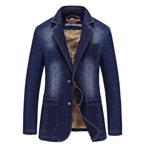 

men's vests 2021 male casual denim cotton jacket men autumn winter fashion windbreak business warm jean long coam-4xl, Black;white
