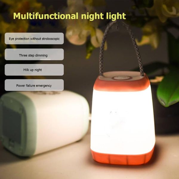 

night lights led light rechargeable dimming lamp portable bedroom baby wake up bedside children kids