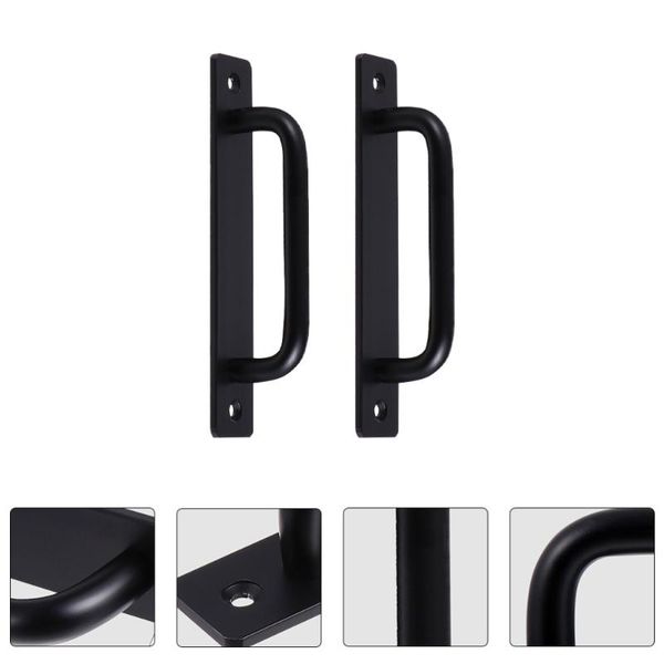 

handles & pulls 2pcs door aluminum alloy barn handle durable mounted