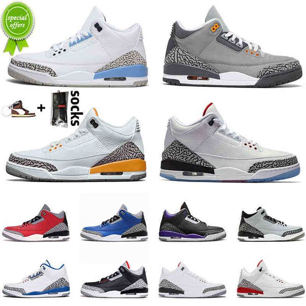 

7-13 2021 georgetown jumpman 3 basketball shoes men womens 3s sneakers trainers court purple cool grey unc laser orange varsity royal red