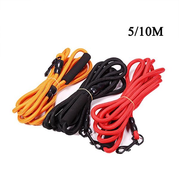 

5m/10m lengthen pet leash rope outdoor walking training nylon dog leashes belt for small large dogs