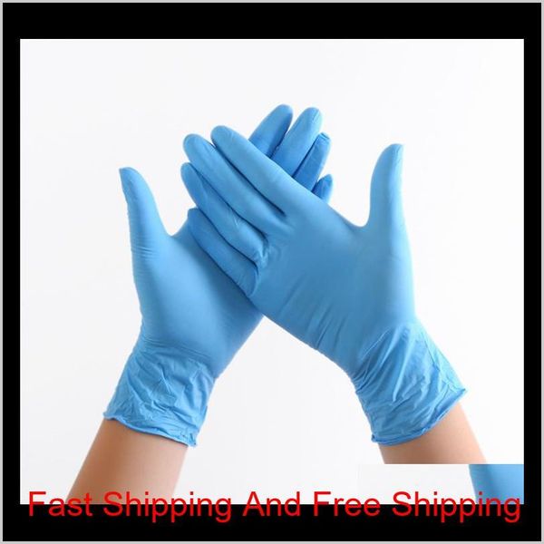 

disposable nitrile latex gloves 3 kinds of specifications optional without powder rubber anti-skid anti-aci qylrol toys2010