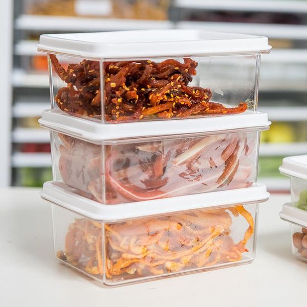 

storage bottles & jars thicken transparent food box 450ml/650ml/1000ml kitchen