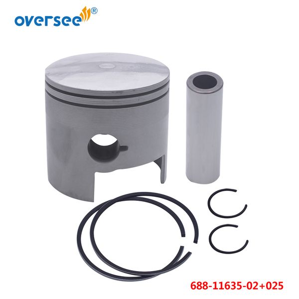 

688-11635 piston kit ring 688-11604 plus 025 parts for yamaha outboard parts 2t 75hp 85hp 90hp parsun t85 oversize