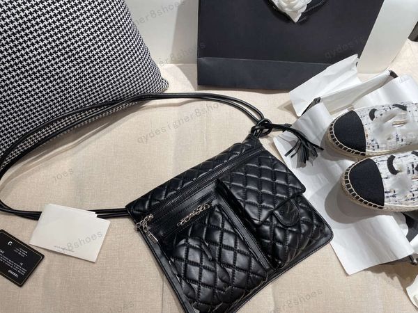 

2021 black leather handbag with brand luxury bags for women belt 29*24cm