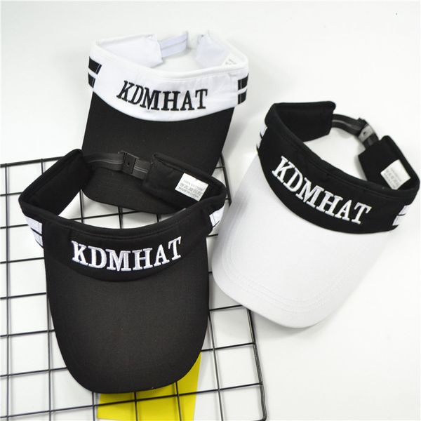 

hat summer empty men's baseball no hat sunscreen sports cap, Black;white