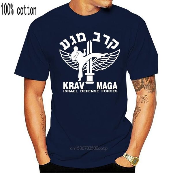 

men's t-shirts krav maga emblem close combat front & sleeve print customized black t-shirt 2021 est letter men che guevara t shirt, White;black