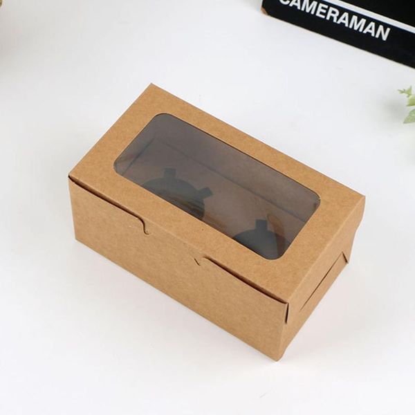

9pcs cupcake box for 2/4/6 cupcakes multipurpose cupcake carriers gift box for baked goods practical containers b1