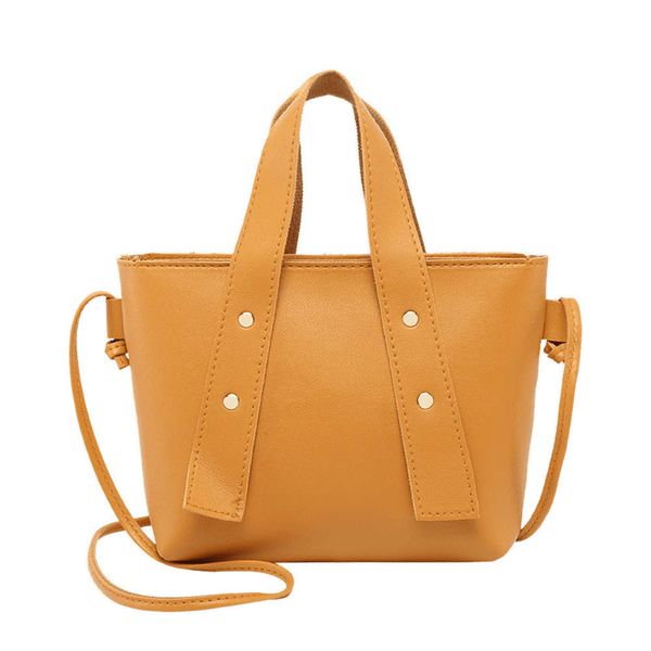 

fashion 2021 new fresh and sweet tote candy color women's portable messenger bag