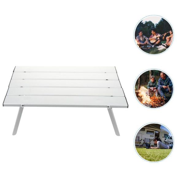 

portable outdoor aluminum table picnic folding table with carrying bag