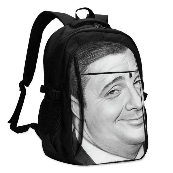 

backpack writer backpacks school youth pattern modern charger usb bags