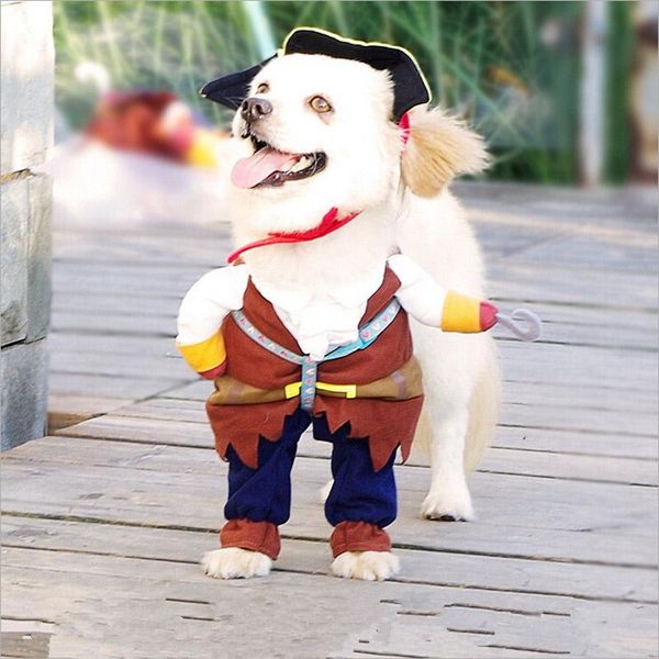 

dog apparel pet clothes pirate pets turned into halloween christmas supplies clothing