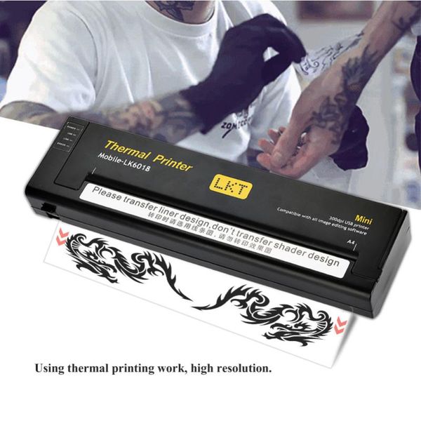 

printers portable temporary tattoo transfer machine printer drawing thermal stencil maker copier for paper microblade#r30