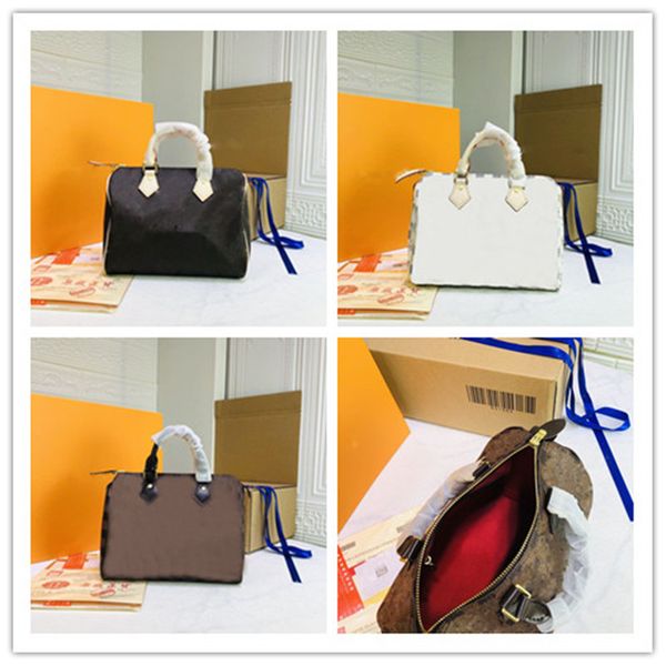 

designer luxury damier azur speedy 25 boston hand bag size:25*19*15cm