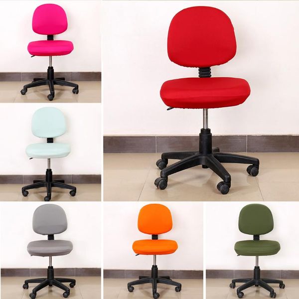 

chair covers spandex office cover detachable stretch sliding kitchen