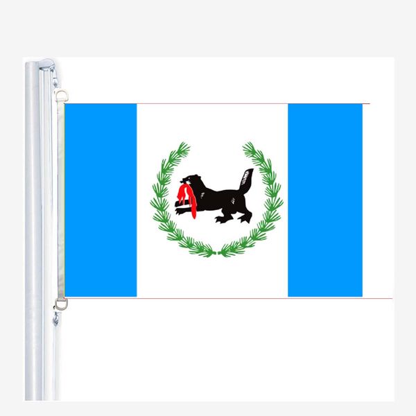 

irkutsk oblast flags 90 x 150 cm, 100 % polyester, digitaldruck