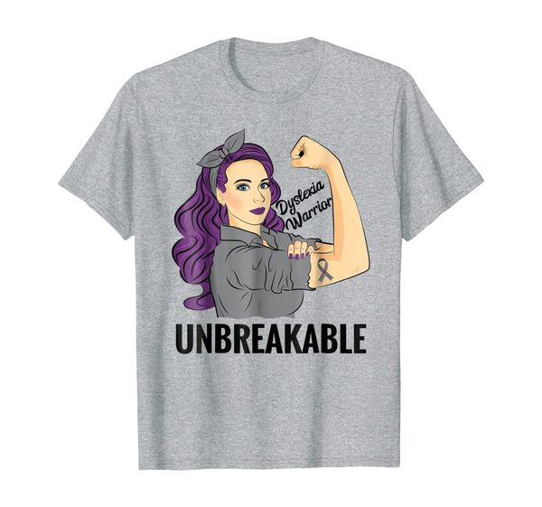 

dyslexia awareness shirt dyslexia warrior unbreakable tshirt, White;black