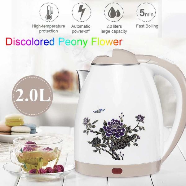 

electric kettles 2l 1800w kettle fast boiling stainless water teapot intelligent temperature control anti-overheat