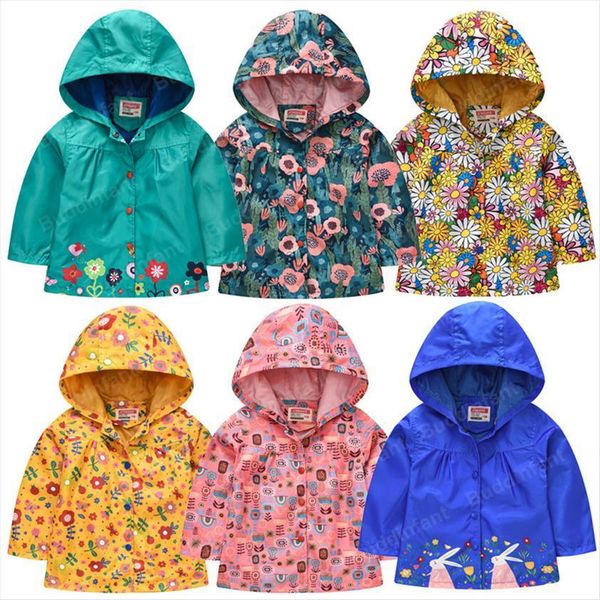 

wind jacket kids toddler autumn spring for baby girl trench coats child girls casual jackets windbreaker clothes, Blue;gray