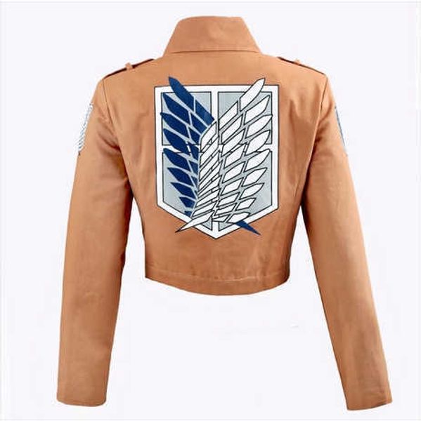 Anime Attack on Titan Giacca Shingeki no Kyojin giacca Legion Cosplay Costume Giacca Cappotto Qualsiasi dimensione Alta qualità Eren NEW S-XXL Y0903