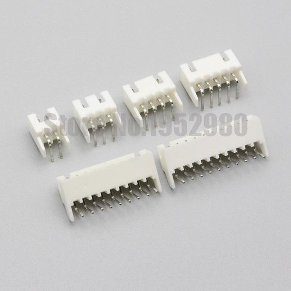 

other lighting accessories 50pcs xh connector 2.54mm pitch 2p 3p 4p 5p 6p 7p 8p 9p 10p xh-awd right angle cruved pin with positioning throug