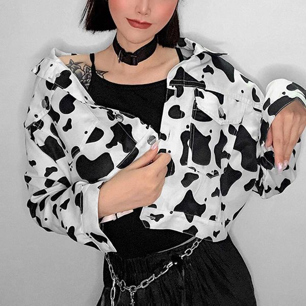 

women's jackets harajuku jacket women boyfriend loose long sleeve single breasted short coat female fashion casual turndown collar sexy, Black;brown