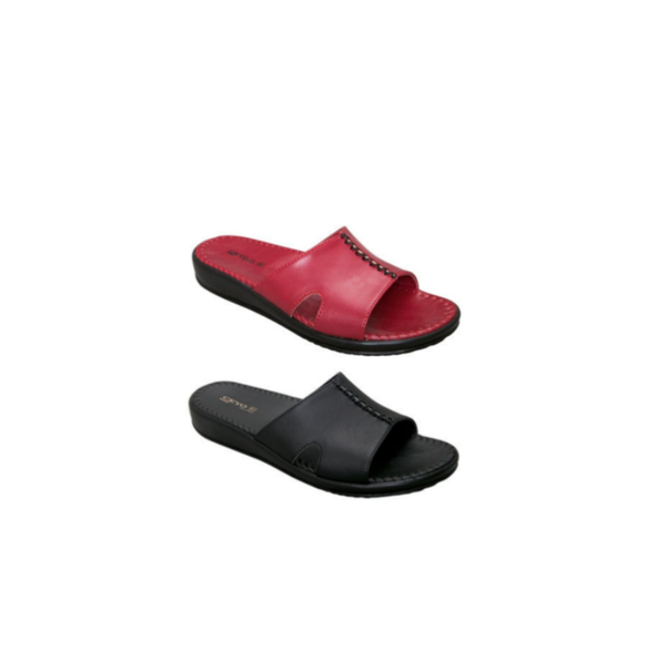 

ceyo women's slippers healthy anatomical orthopedic comfortable lightweight home street indoor open-front, Black