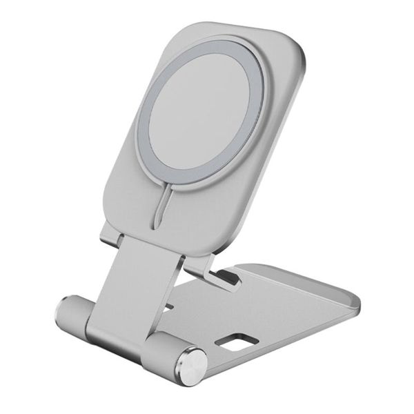 

cell phone mounts & holders 1pc wireless charger bracket mobile multifunctional (grey)