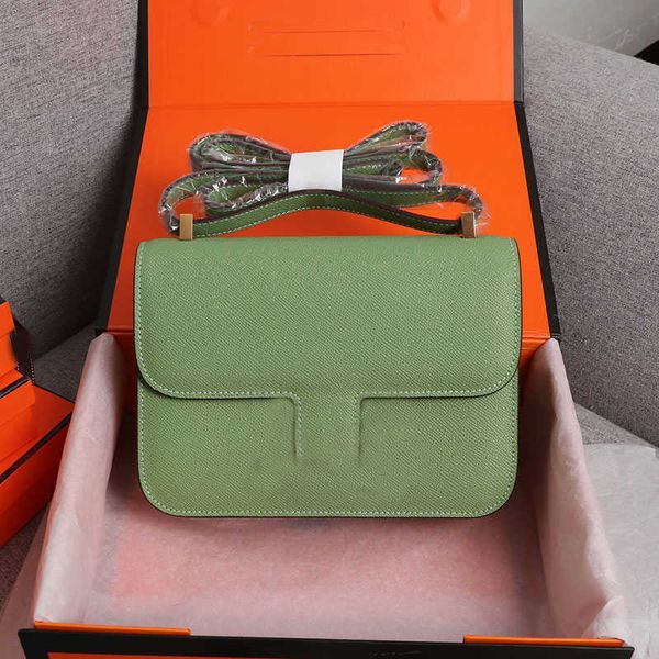 

designer herme handbags crossbody messenger bag classic flap bag clutch shoulder handbag calfskin leather handbag ladies wallet purse silver