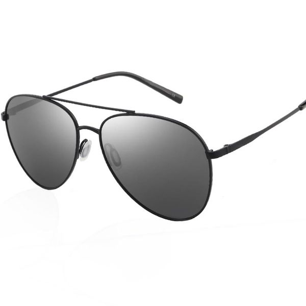 

sunglasses classic design men pilot aviation frame cook polarized sun glasses for male driving uv400 protection, White;black