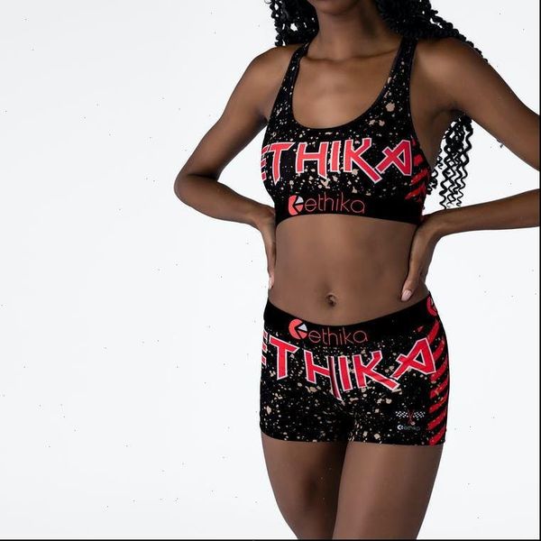 

vazn summer 2021 new design women 2 pieces 3 colors sets bikini short pants hollow out slim beach ethika set, Gray