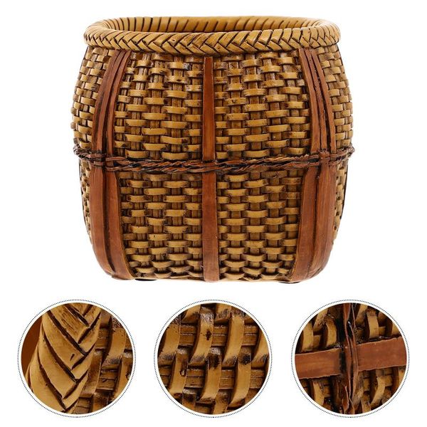 

car organizer 1pc household food storage basket decorative resin baksket