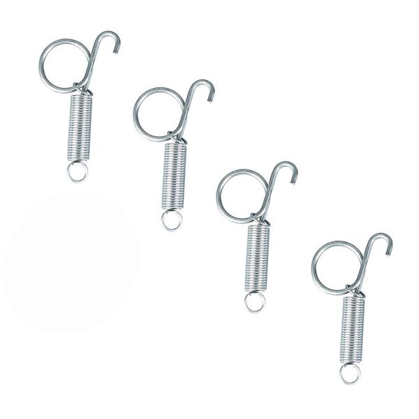 

dog apparel pack of 4 75mm metal finger snap hooks one-handed cage door