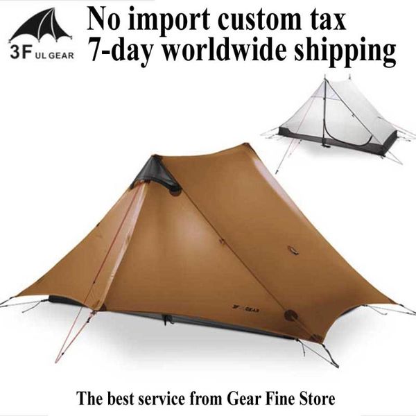 

tents and shelters 2021 est larger bigger version 3f ul gear lanshan 2 plus professional ultralight hiking tent