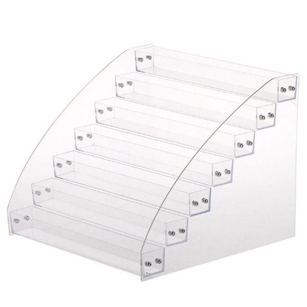 

2-7 tiers clear acrylicpigment bottles storage box lipstick jewelry organizers p0rd
