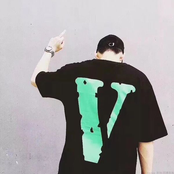 

factory t shirt v short sleeve wang yibo same smog valentine's day big v south coast pink limited men's and women's reflectiv, White;black