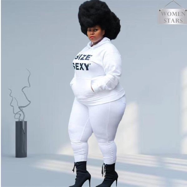 

plus size tracksuits sweatsuit 2 piece set women crop pockets sweatpants letter casual bodycon jogger outfit wholesale drop, Black