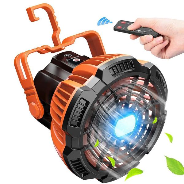 

portable lanterns outdoor fan lighting multifunctional camping tent hanging christmas garland led fairy holiday decor