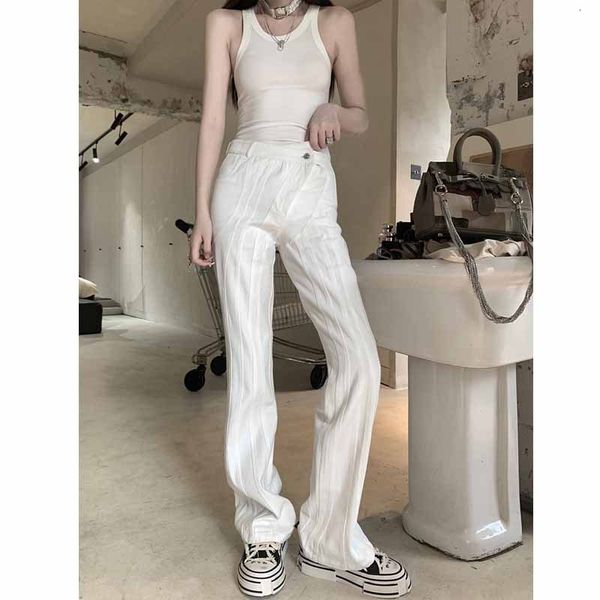 

women's jeans flare high-waisted pants of women jogger y2k fashion spring 2021 chic white jeans long, Blue