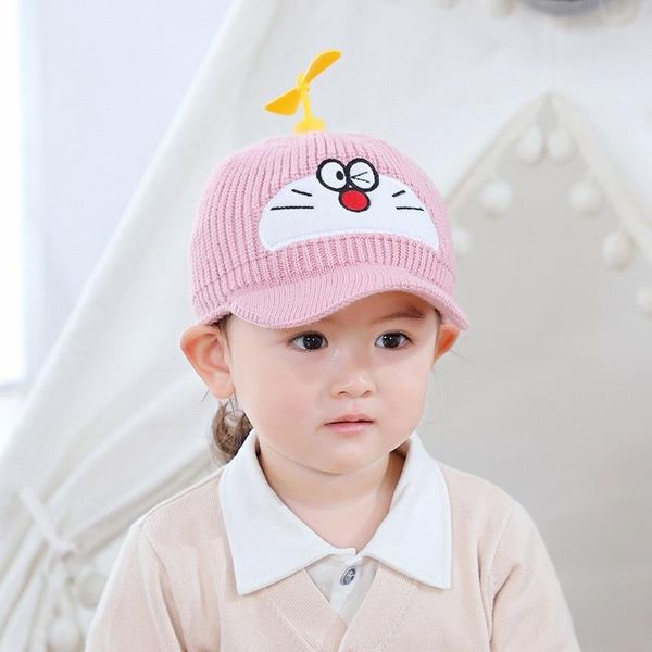 

caps & hats autumn and winter bamboo dragonfly baby hat cap baseball children boys girls sun shade cute cartoon 2021, Yellow