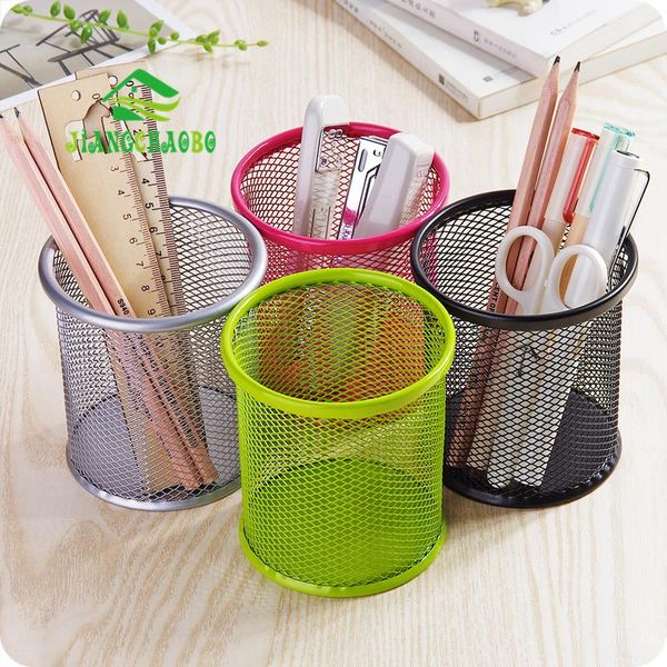 

storage boxes & bins jiangchaobo creative deskpen holder metal mesh office box decoration stationery barrel