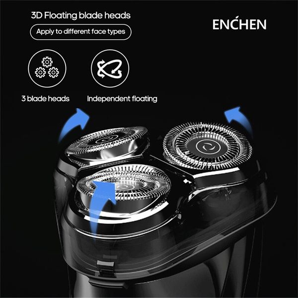 

enchen blackstone face shaver for men rechargeable 3d floating electric shaving machine beard trimmer