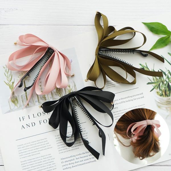 

hair clips sweet hairpin rhinestone banana clip women fashion accessories