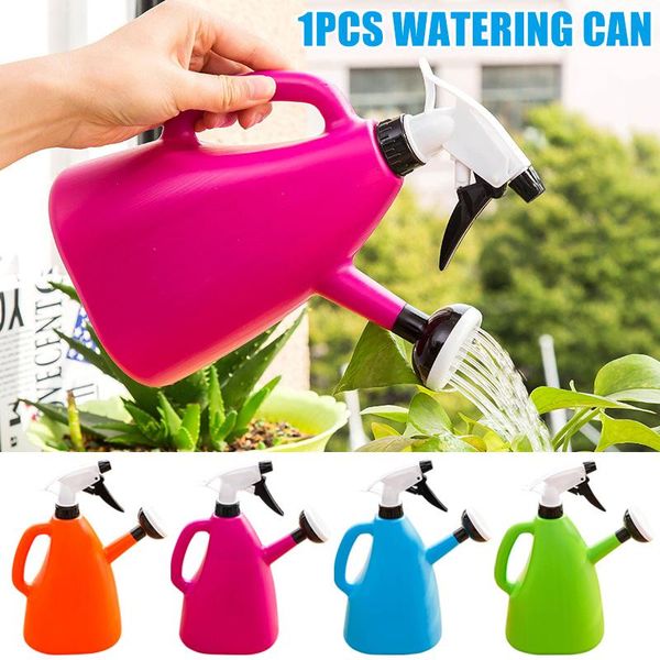 

2 in 1 plastic watering can indoor garden plants pressure spray water kettle herramientas ferramentas dropshipping-v12