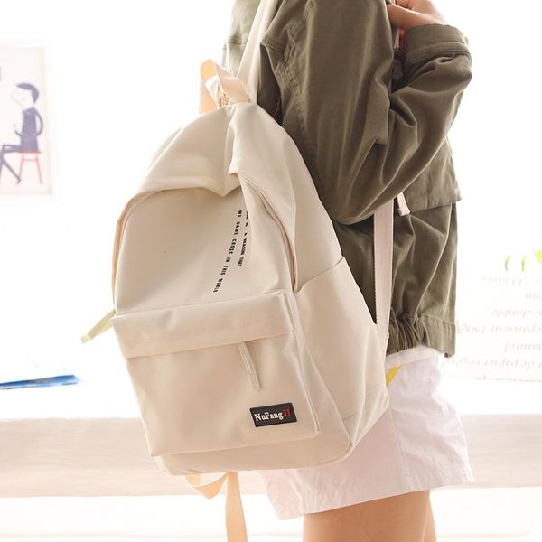 

backpack anti theft women casual nylon college students schoolbag large capacity lapbookbag for teenage girls