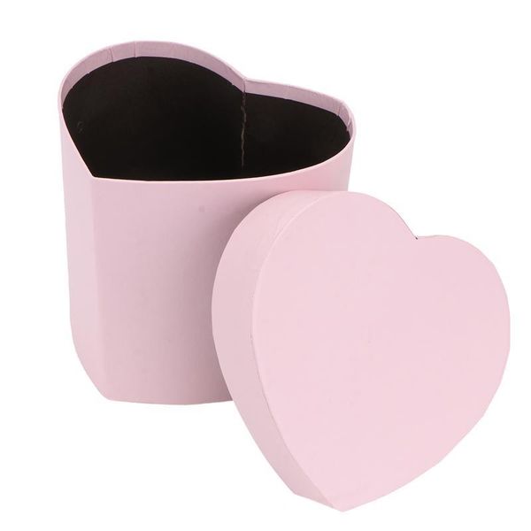 

heart shape flower paper boxes lid hug bucket valentine's day wedding party gift packaging storage box
