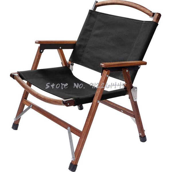 

camp furniture retro solid wood military chair outdoor camping self-driving picnic folding nordic simple kermit teak table